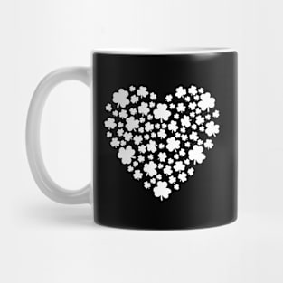 Clover Leaf Shamrock Heart Mug